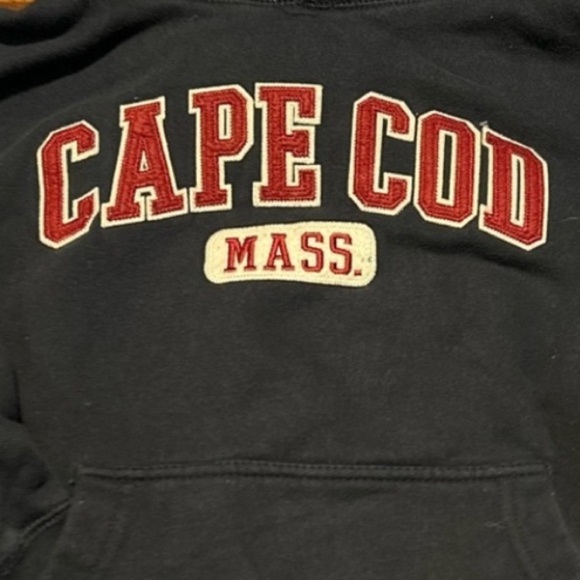 CUFFYS Cape Cod GUC boys girls blue hoodie sweatshirt top shirt summer size 10 - Picture 3 of 3